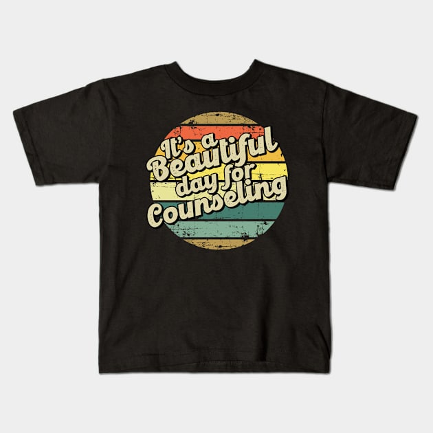 Counseling gift for counselor. Perfect present for mother dad friend him or her Kids T-Shirt by SerenityByAlex